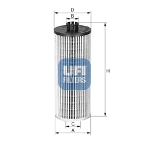 UFI Olejový filter 2514400