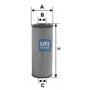 UFI Olejový filter 2515500