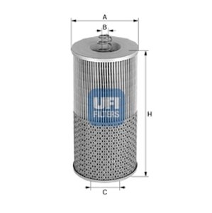 UFI Olejový filter 2553100