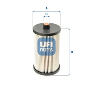 UFI Palivový filter 2601200