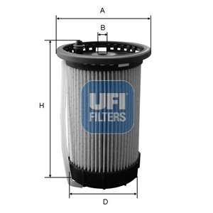 UFI Palivový filter 2603200