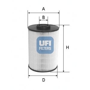 UFI Palivový filter 2603700