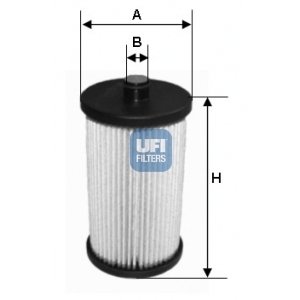 UFI Palivový filter 2605700