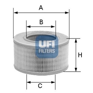 UFI Vzduchový filter 2717700