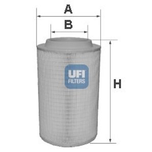 UFI Vzduchový filter 2762500