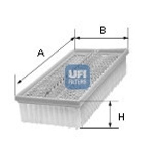 UFI Vzduchový filter 3018900