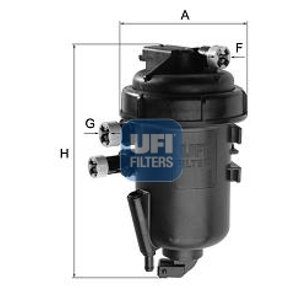 UFI Palivový filter 5514400