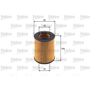 VALEO Olejový filter 586527