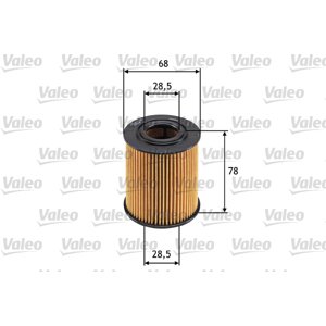 VALEO Olejový filter 586528