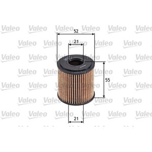 VALEO Olejový filter 586540
