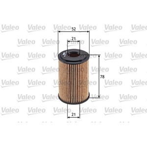 VALEO Olejový filter 586544