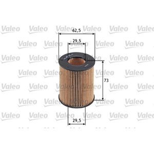 VALEO Olejový filter 586554