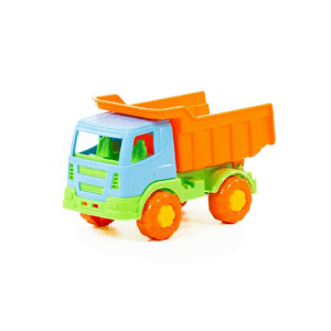 Auto nákladné vyklápacie 16 cm - oranžová
