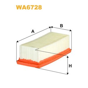 WIX FILTERS Vzduchový filter WA6728
