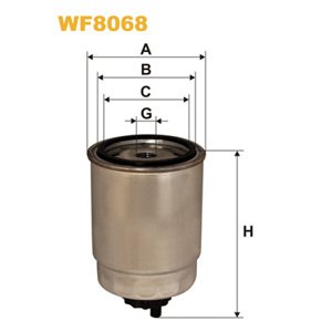 WIX FILTERS Palivový filter WF8068