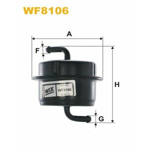 WIX FILTERS Palivový filter WF8106