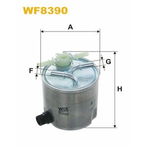 WIX FILTERS Palivový filter WF8390