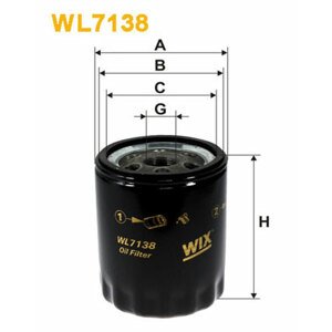 WIX FILTERS Olejový filter WL7138