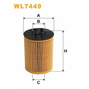 WIX FILTERS Olejový filter WL7449