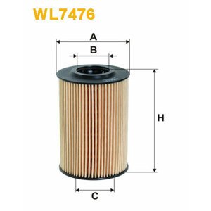 WIX FILTERS Olejový filter WL7476