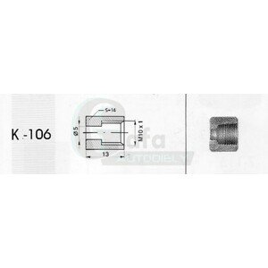 Koncovka brzdového potrubia - K106