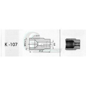 Koncovka brzdového potrubia - K107