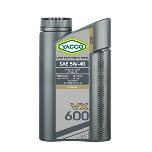 Olej Yacco VX 600 5W-40 1L